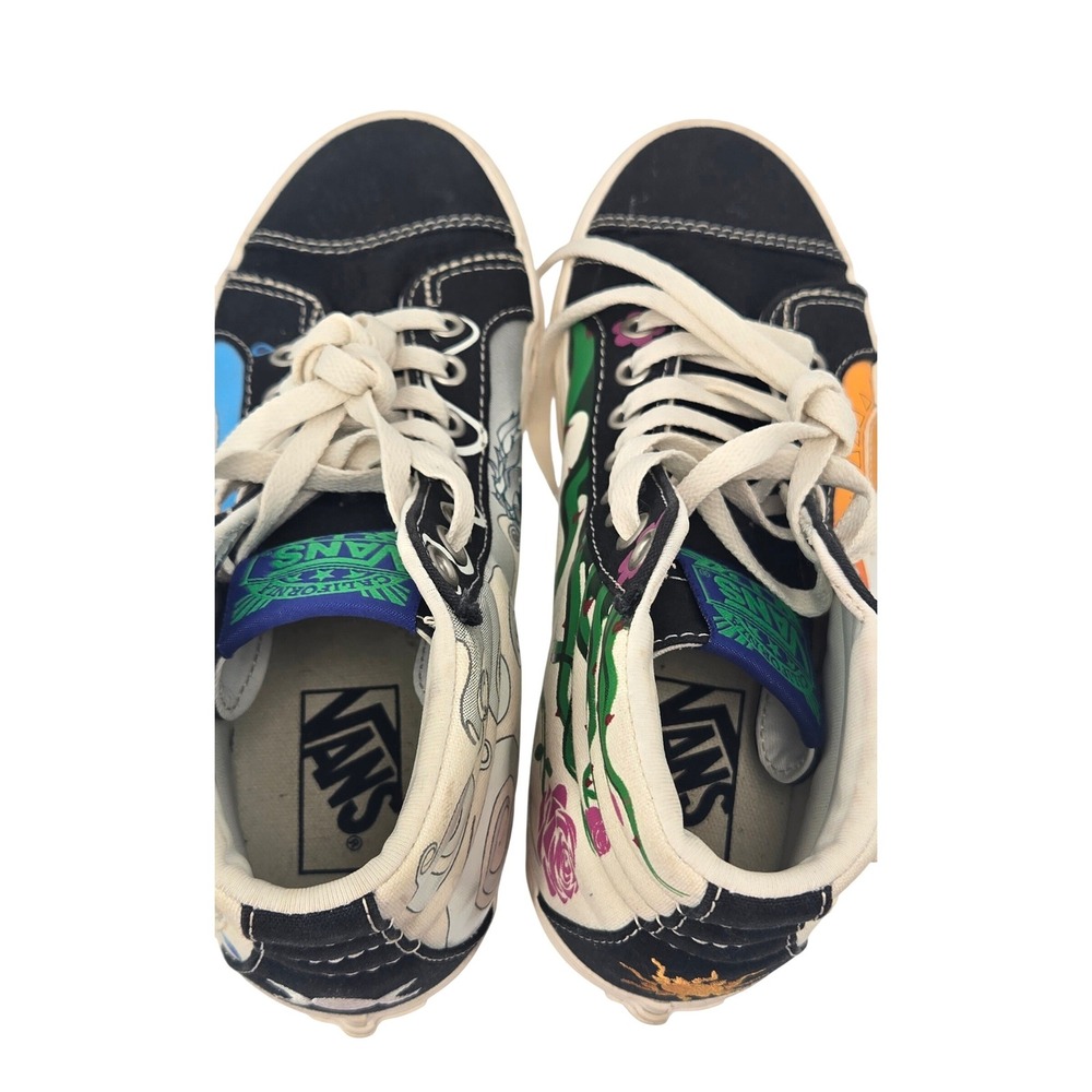 Vans Off The Wall Women's 6.5 Sk8-Hi Love Mother Earth Sneakers  Multicolor - Picture 4 of 9